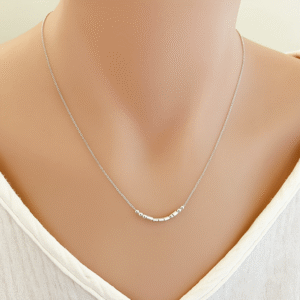 Morseketting Dames Zilver