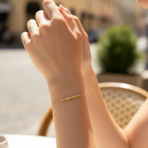 Morse Armband Dames Goud