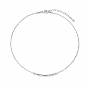 Morseketting Dames Zilver