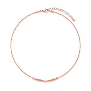 Morseketting Dames Roségoud